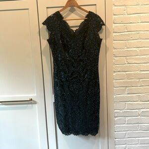 Tadashi Shoji midnight blue dress